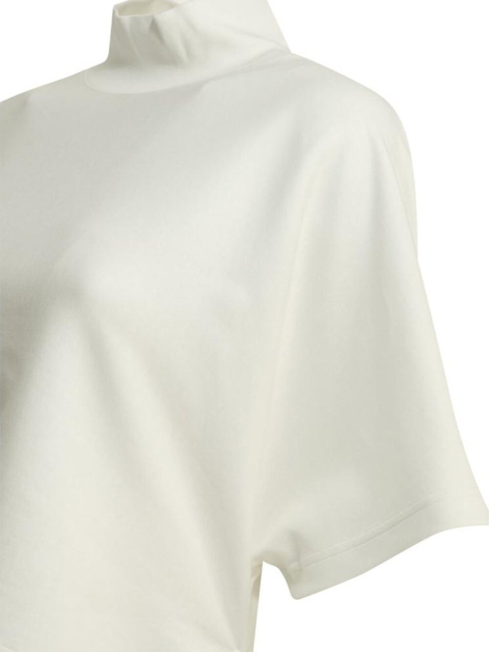 Alaïa Asymmetrical Mock Neck T-Shirt Tag Size 38 Women - Picture 4 of 4